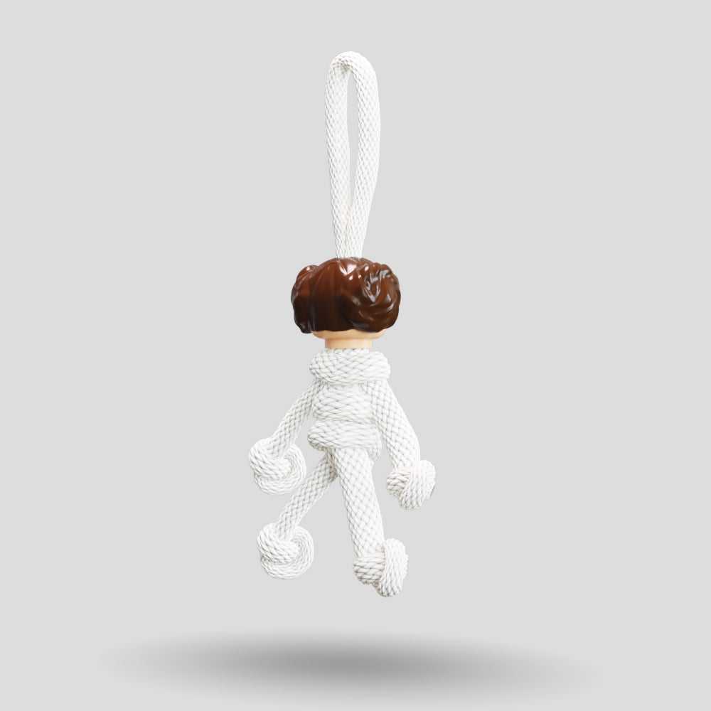 Princess Leia Paracord Buddy Keychain