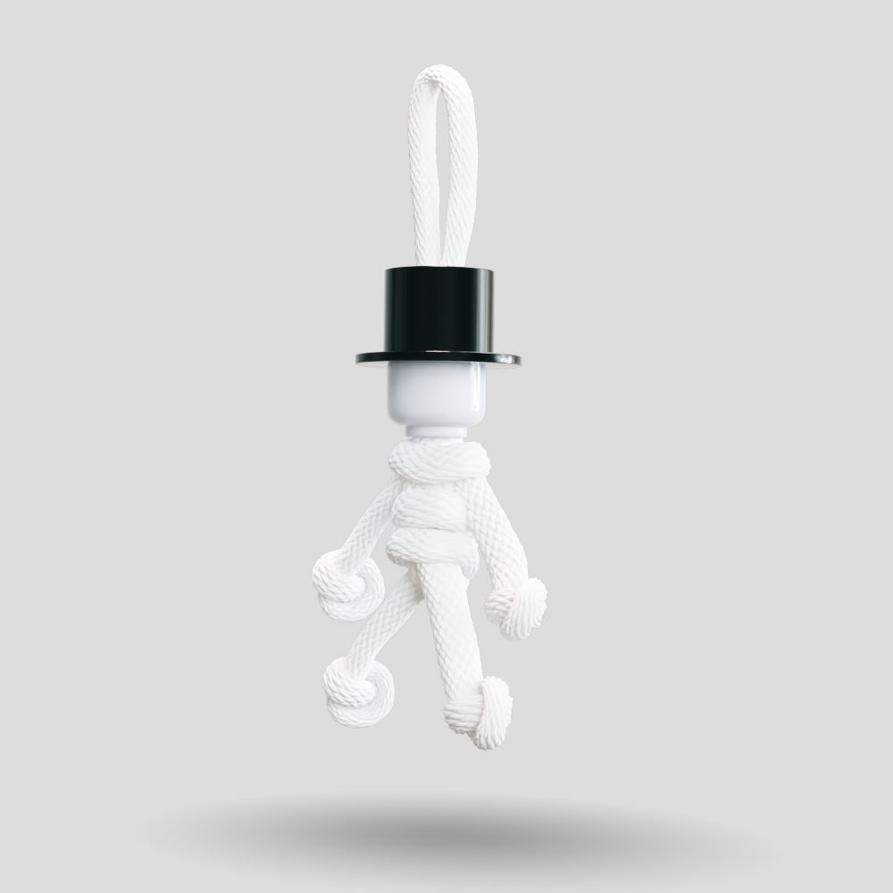 The Snowman Paracord Buddy Keychain