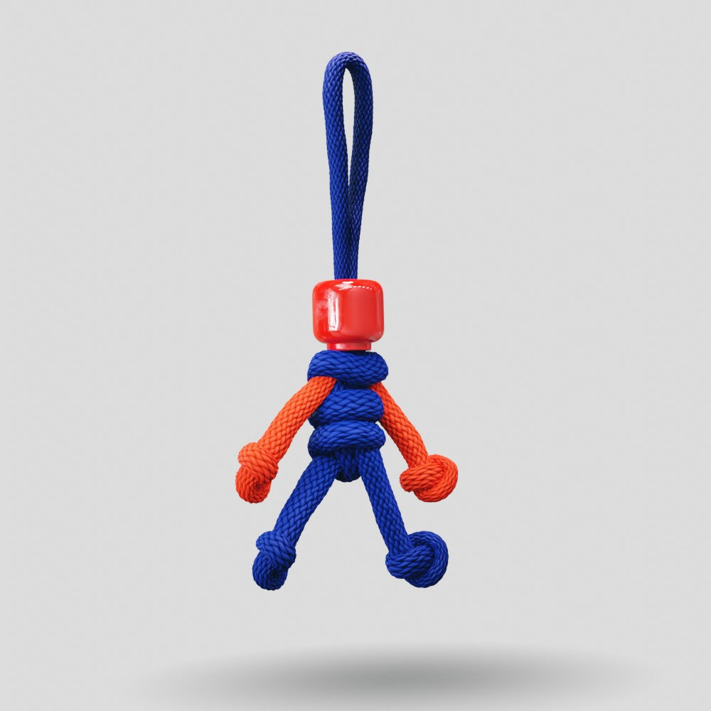 Spiderman Paracord Buddy Keychain