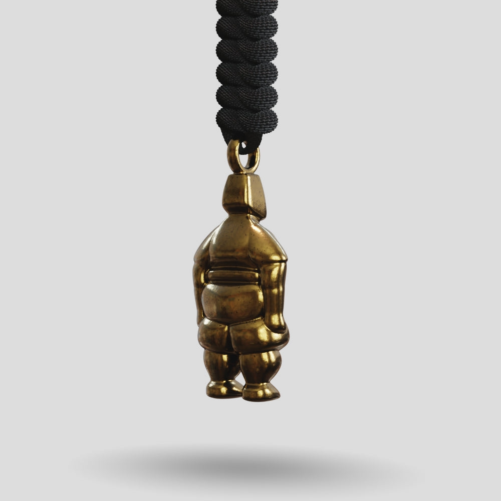 Lucky Fat Man Metalseries Paracord Buddy Keychain