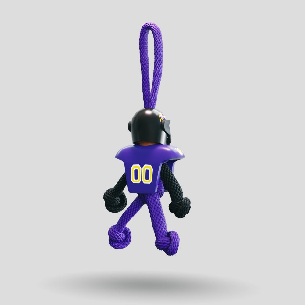 Baltimore Ravens Paracord Buddy Keychain