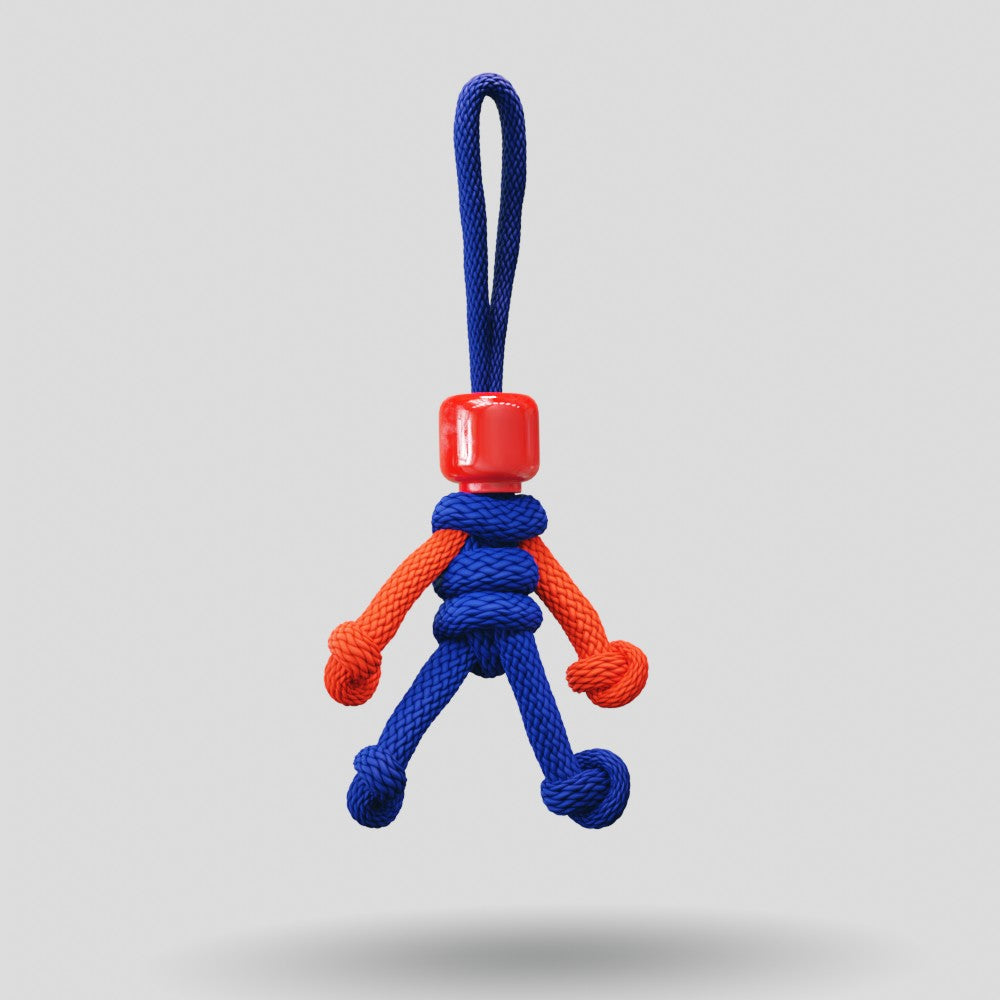 Spiderman Paracord Buddy Keychain