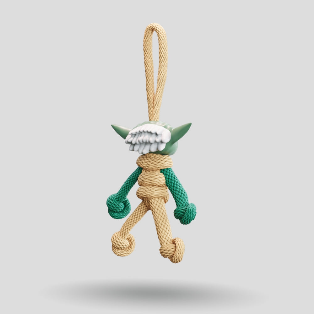 Yoda Paracord Buddy Keychain
