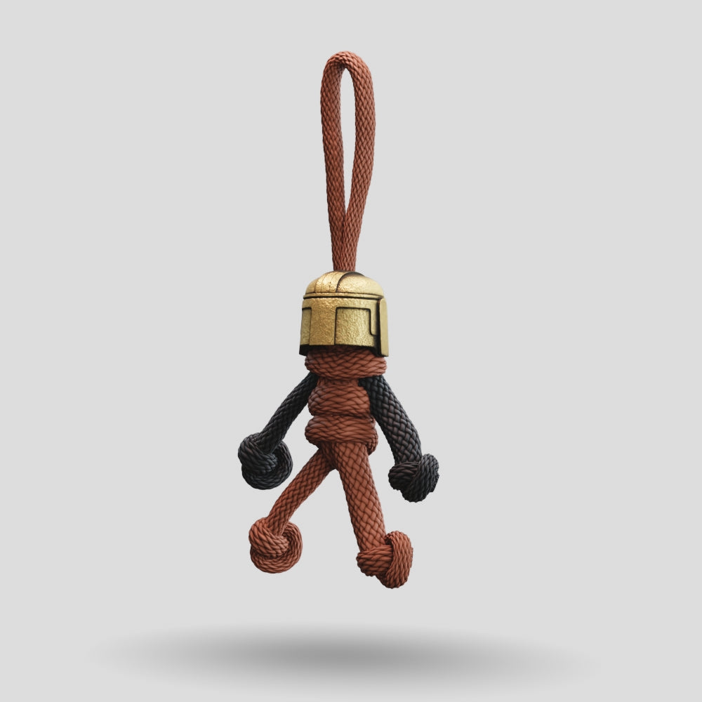 Metalseries© Mandalorian Paracord Buddy Keychain