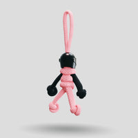 Thumbnail for Black Pink Biker Buddy Paracord Keychain