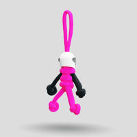 Thumbnail for Hot Pink Biker Buddy Paracord Keychain