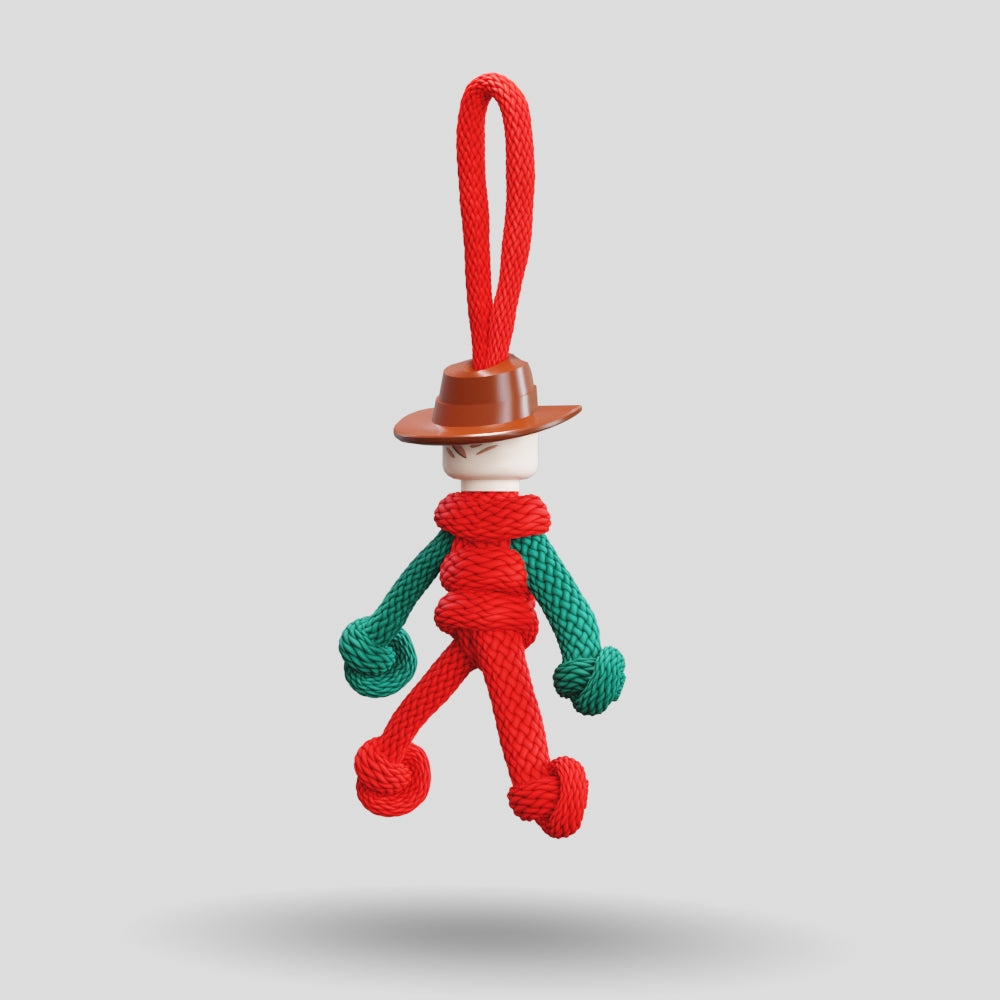 Freddy Krueger Paracord Buddy Keychain