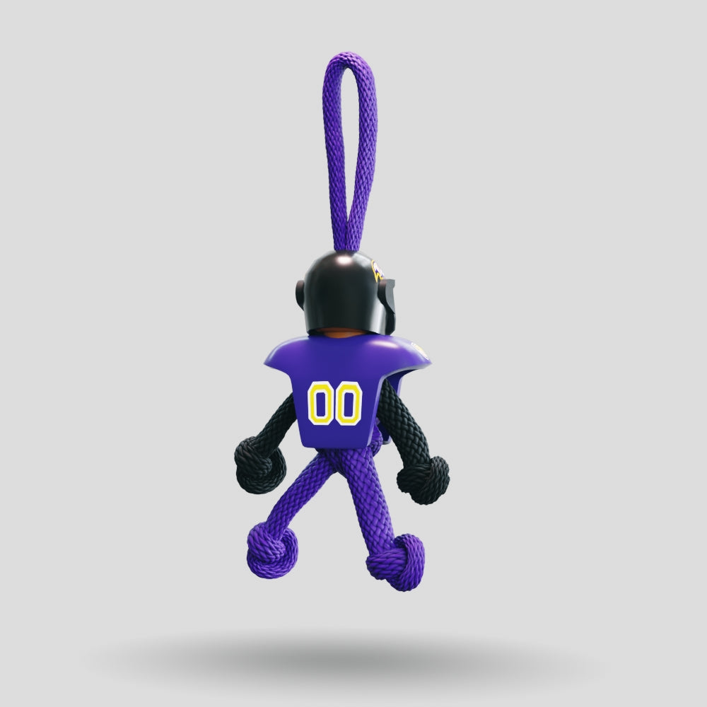 Baltimore Ravens Paracord Buddy Keychain