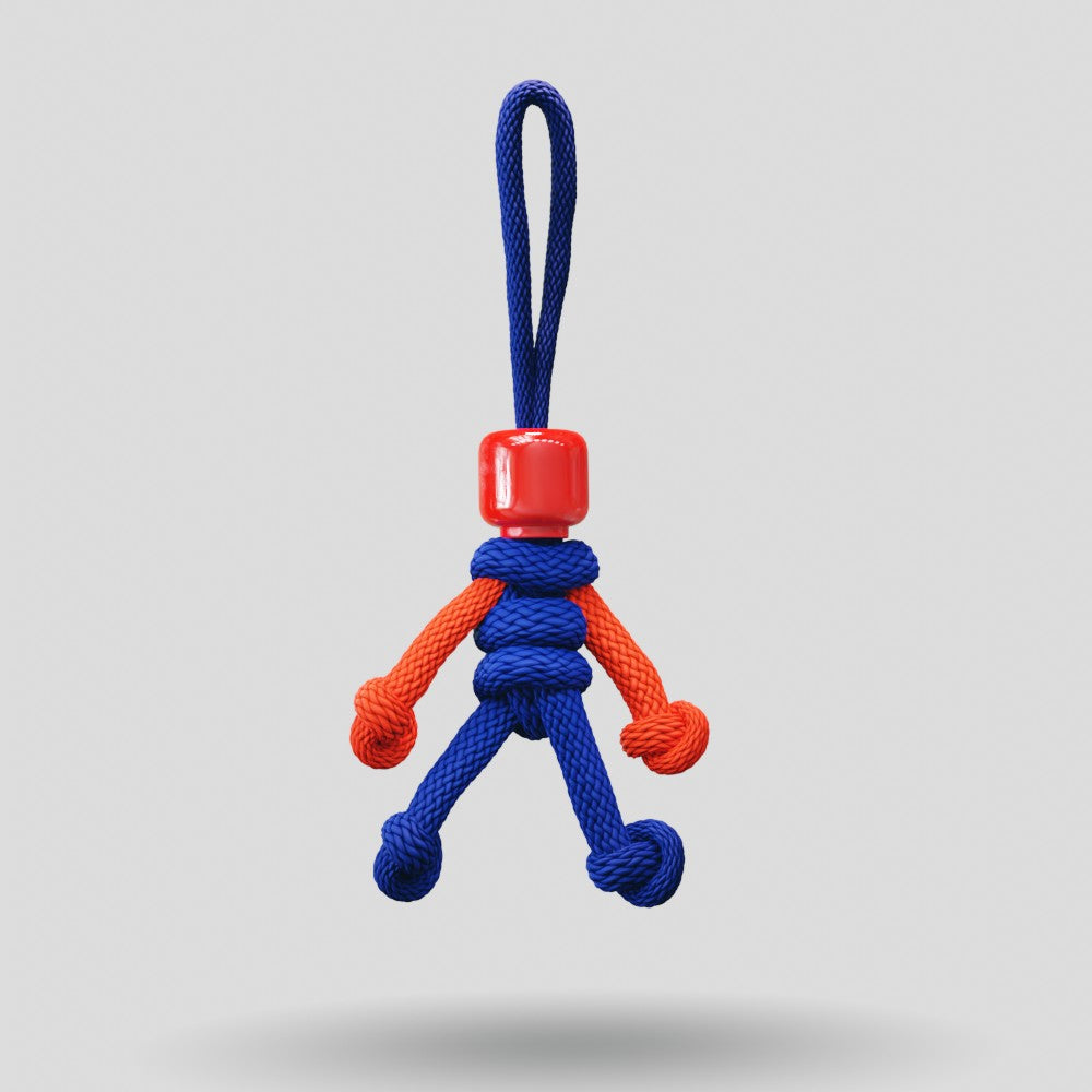 Spiderman Paracord Buddy Keychain