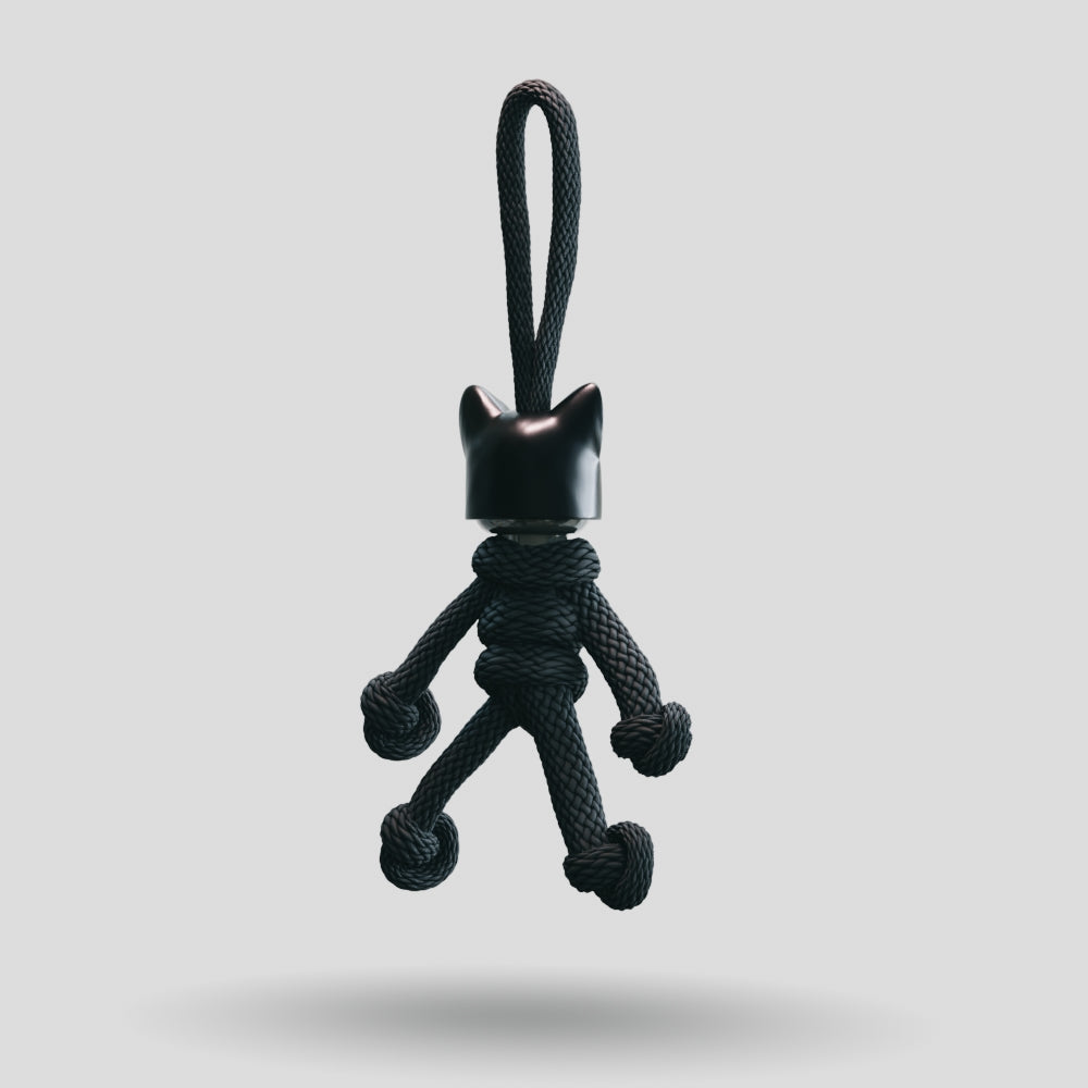 Catwoman Paracord Buddy Keychain