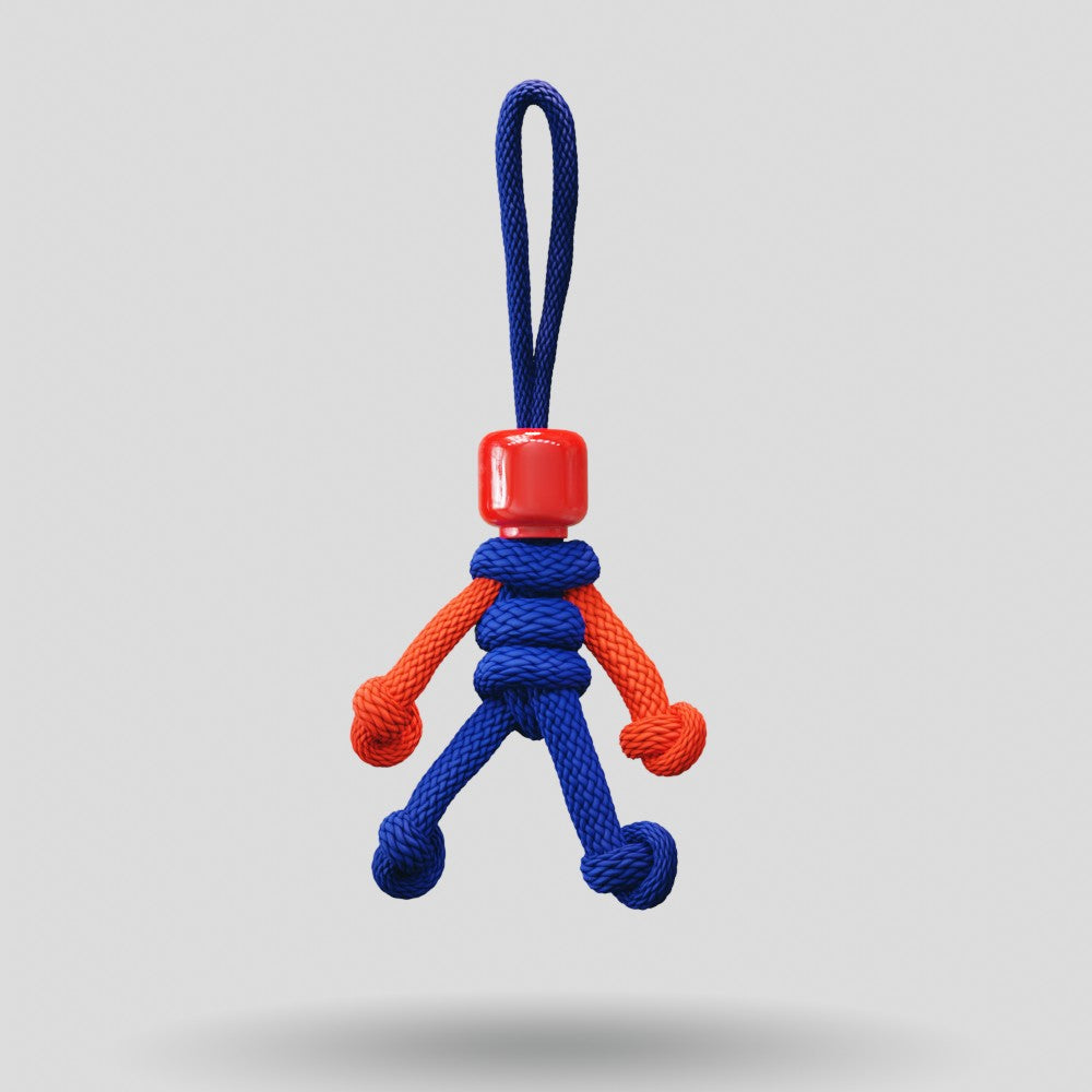 Spiderman Paracord Buddy Keychain