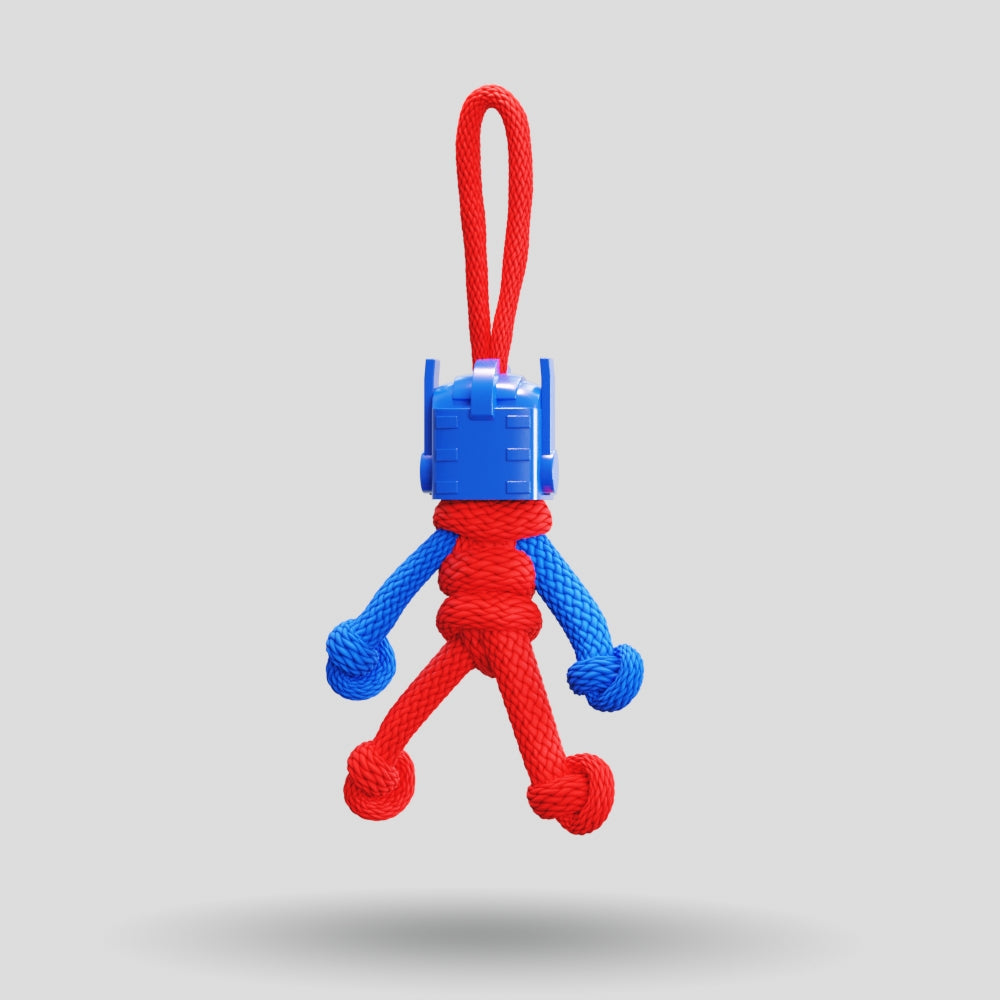 Optimus Prime Paracord Buddy Keychain