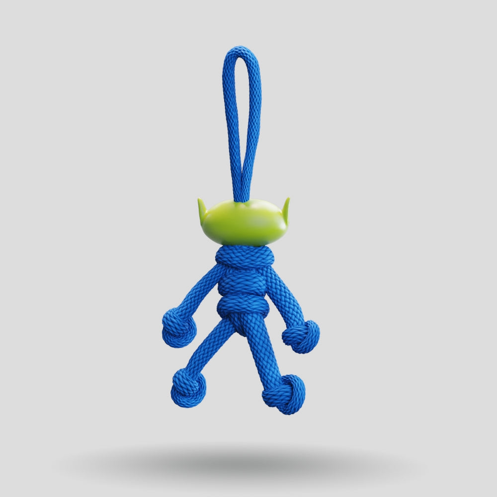 Toy Story Alien Paracord Buddy Keychain