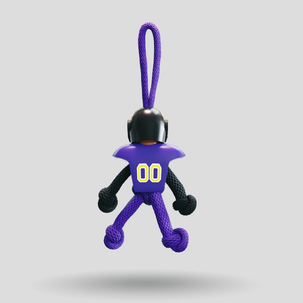 Baltimore Ravens Paracord Buddy Keychain