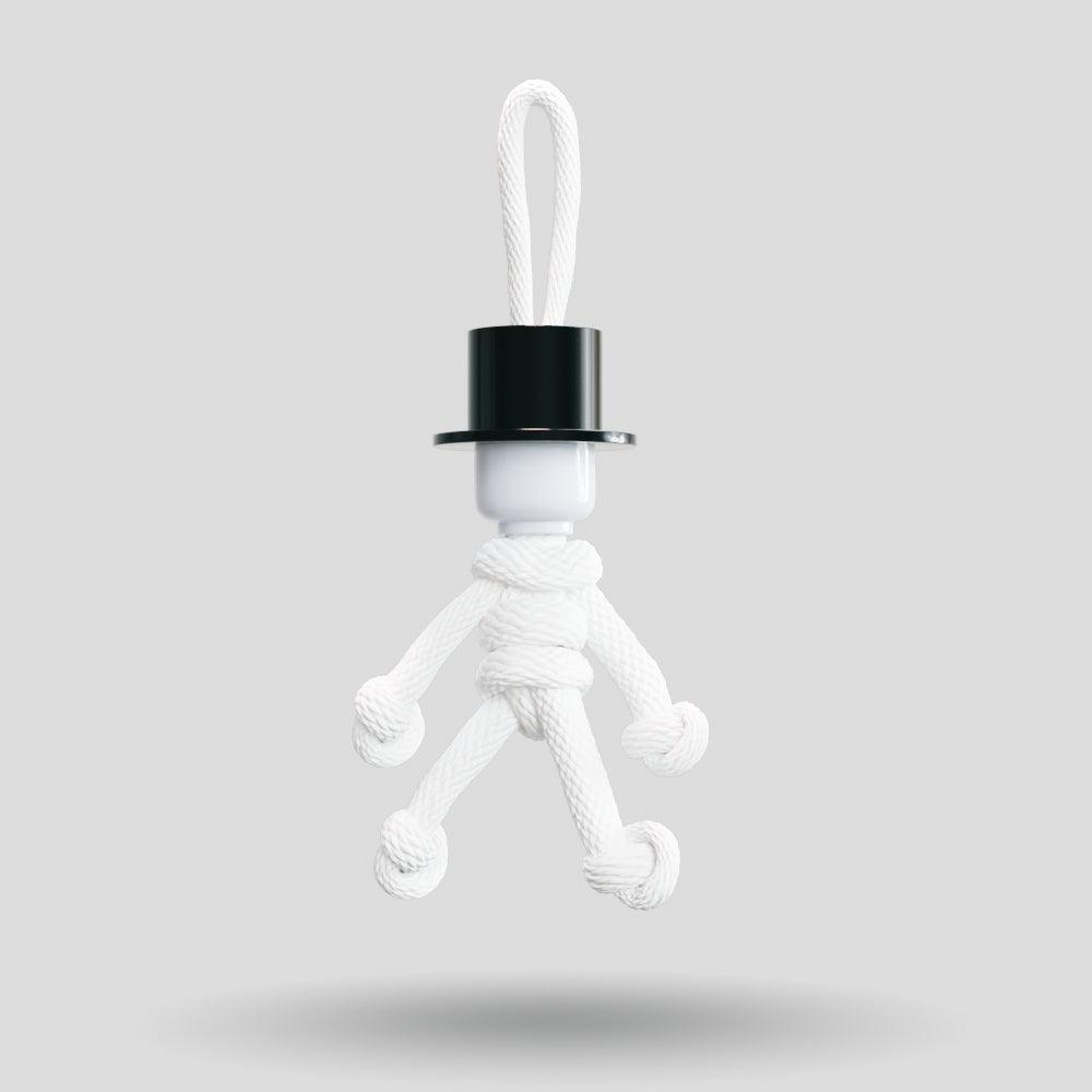 The Snowman Paracord Buddy Keychain