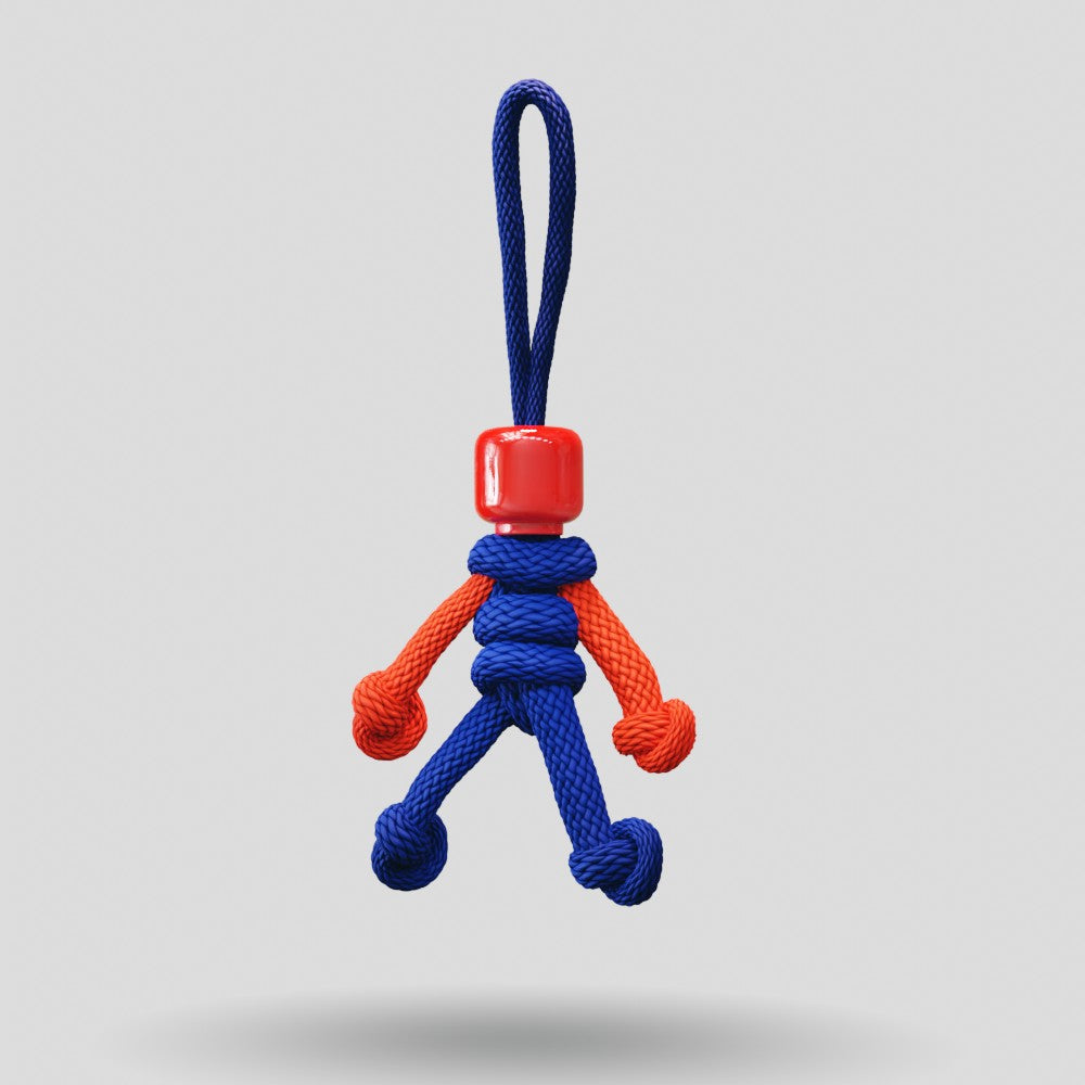 Spiderman Paracord Buddy Keychain