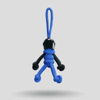 Thumbnail for Black Blue Biker Buddy Paracord Keychain