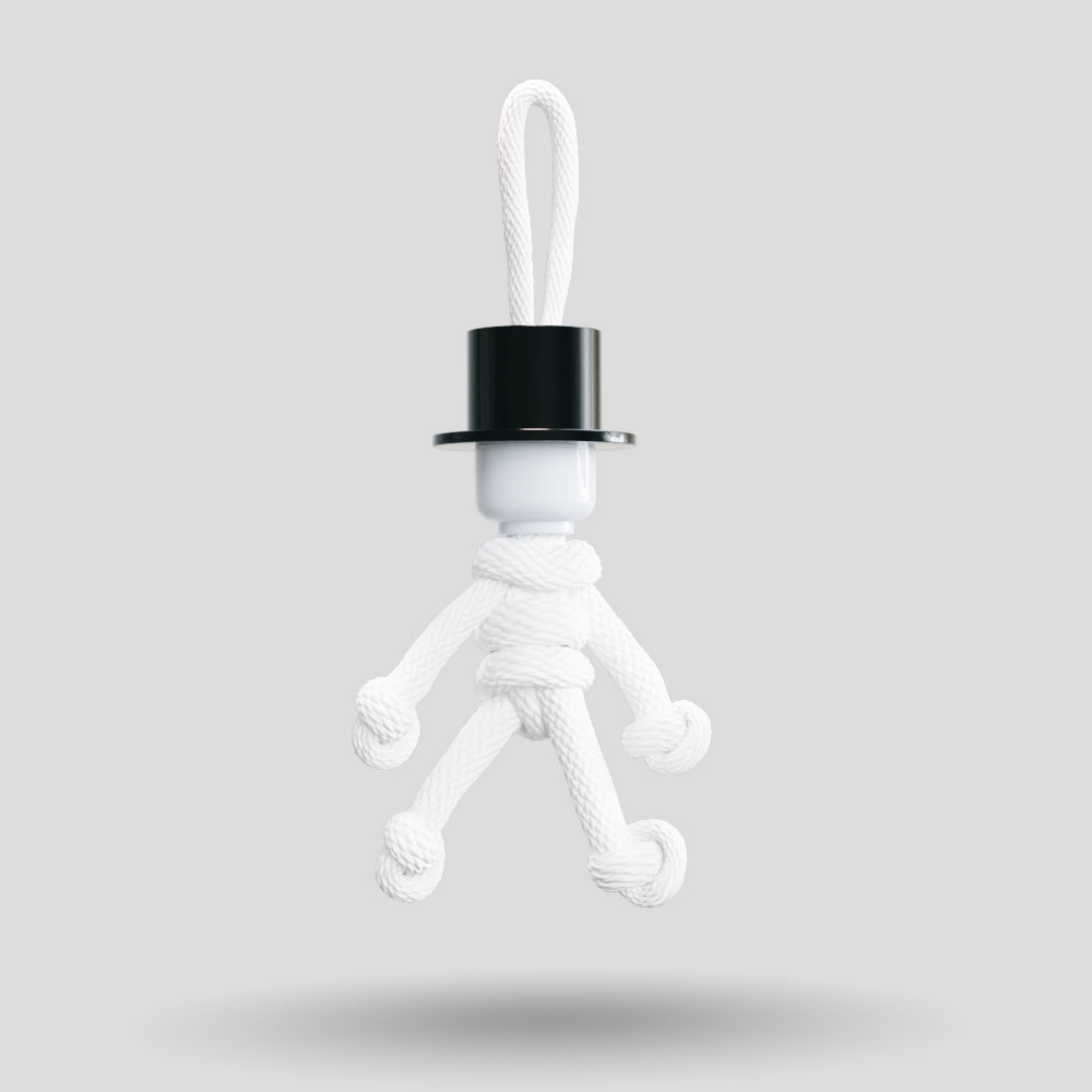 The Snowman Paracord Buddy Keychain