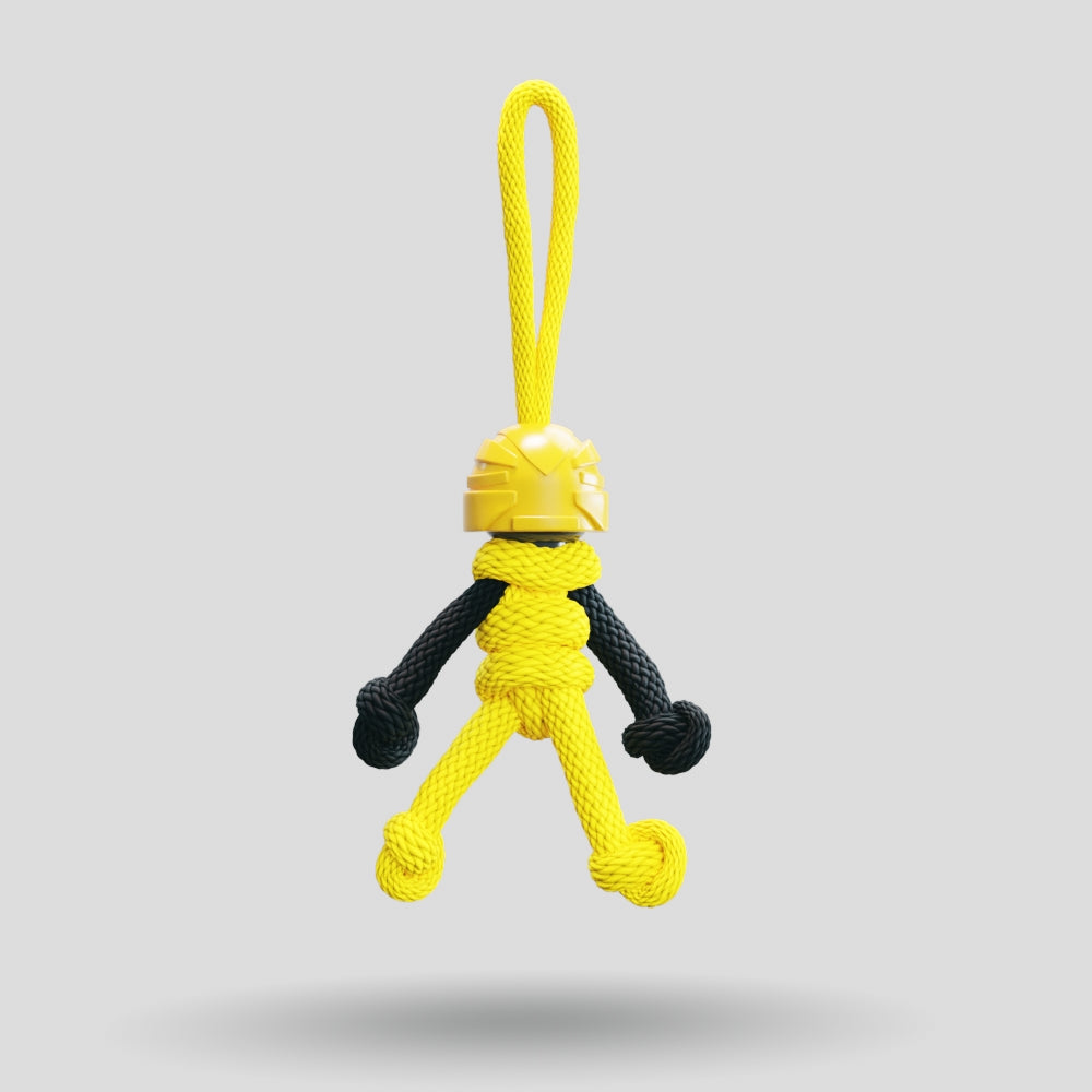 Bumblebee Paracord Buddy Keychain