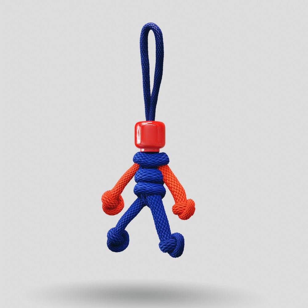 Spiderman Paracord Buddy Keychain