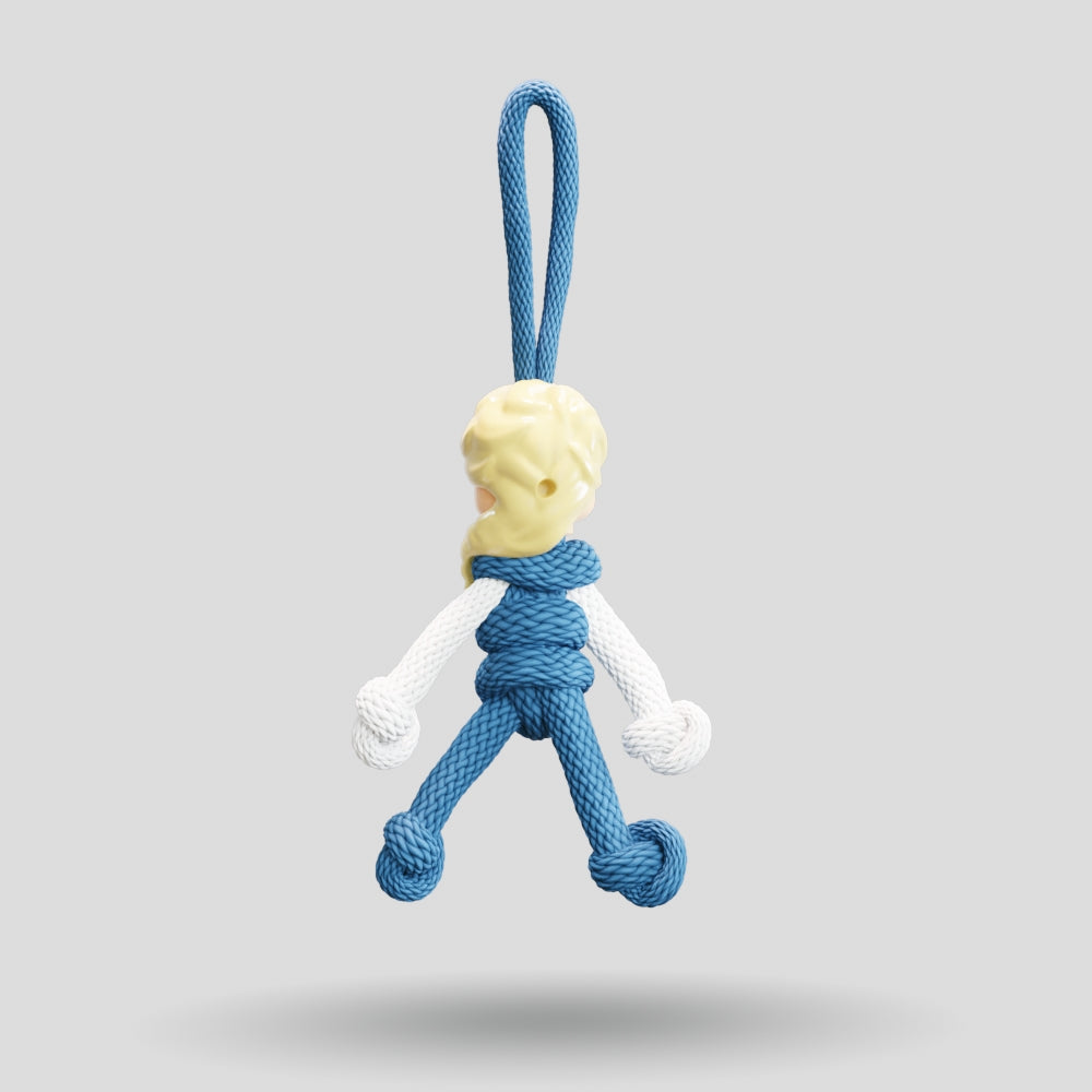 Elsa Paracord Buddy Keychain