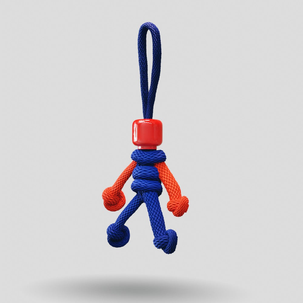 Spiderman Paracord Buddy Keychain