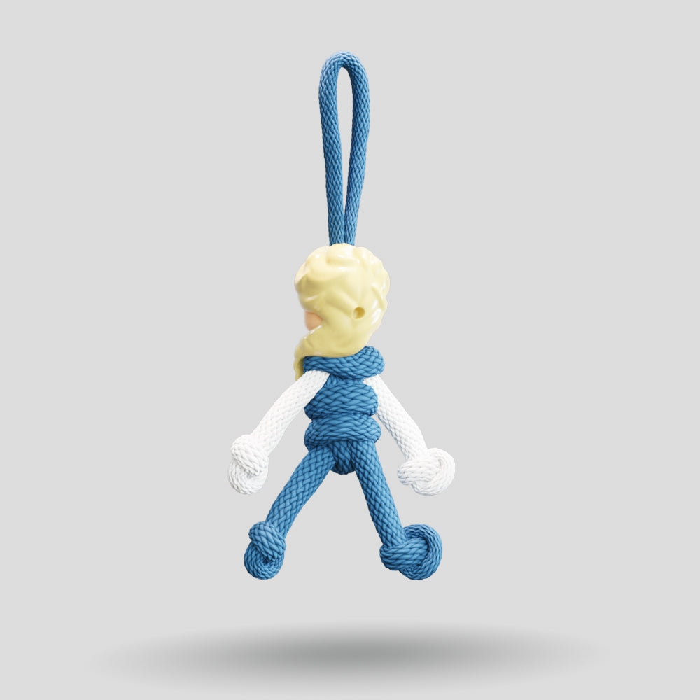 Elsa Paracord Buddy Keychain