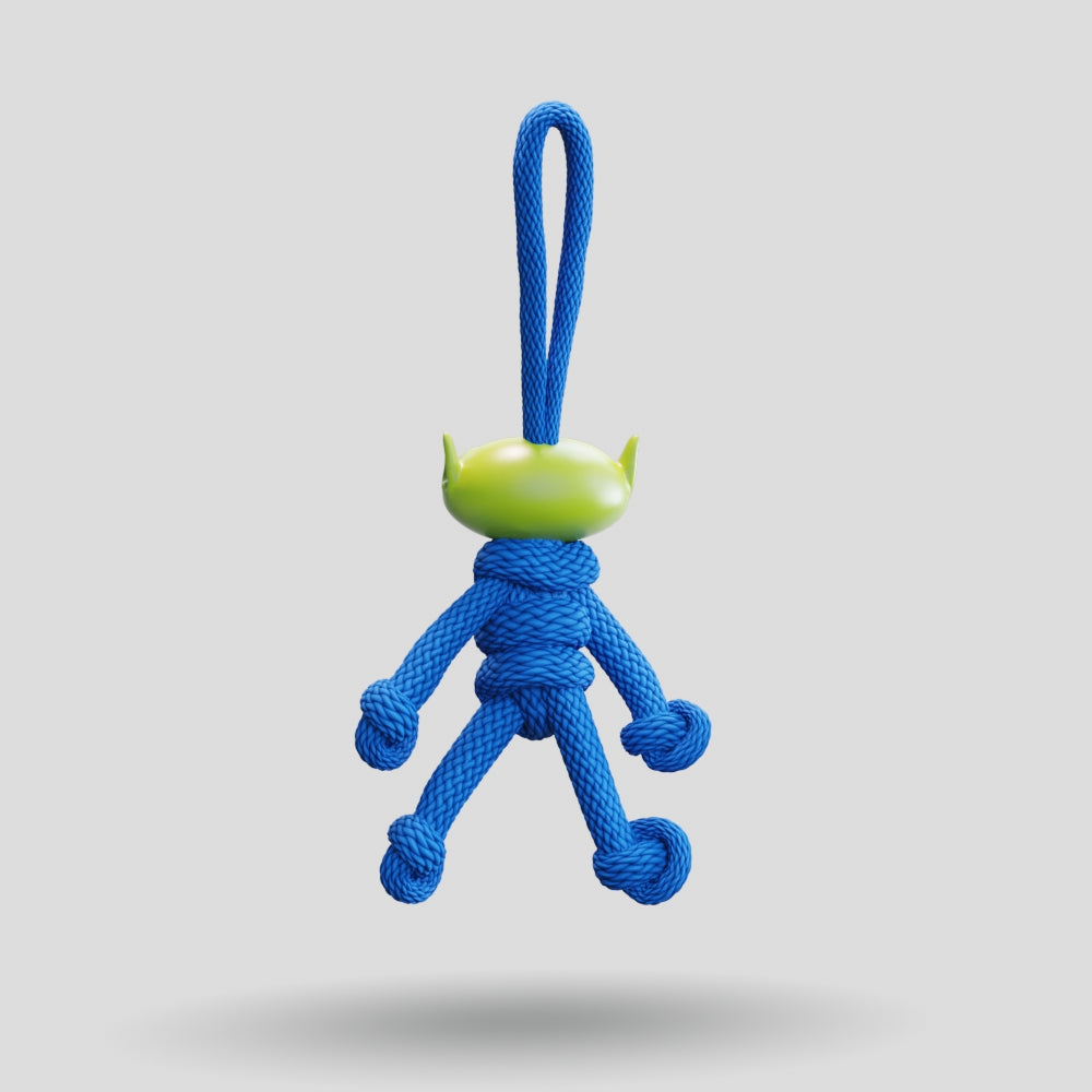 Toy Story Alien Paracord Buddy Keychain