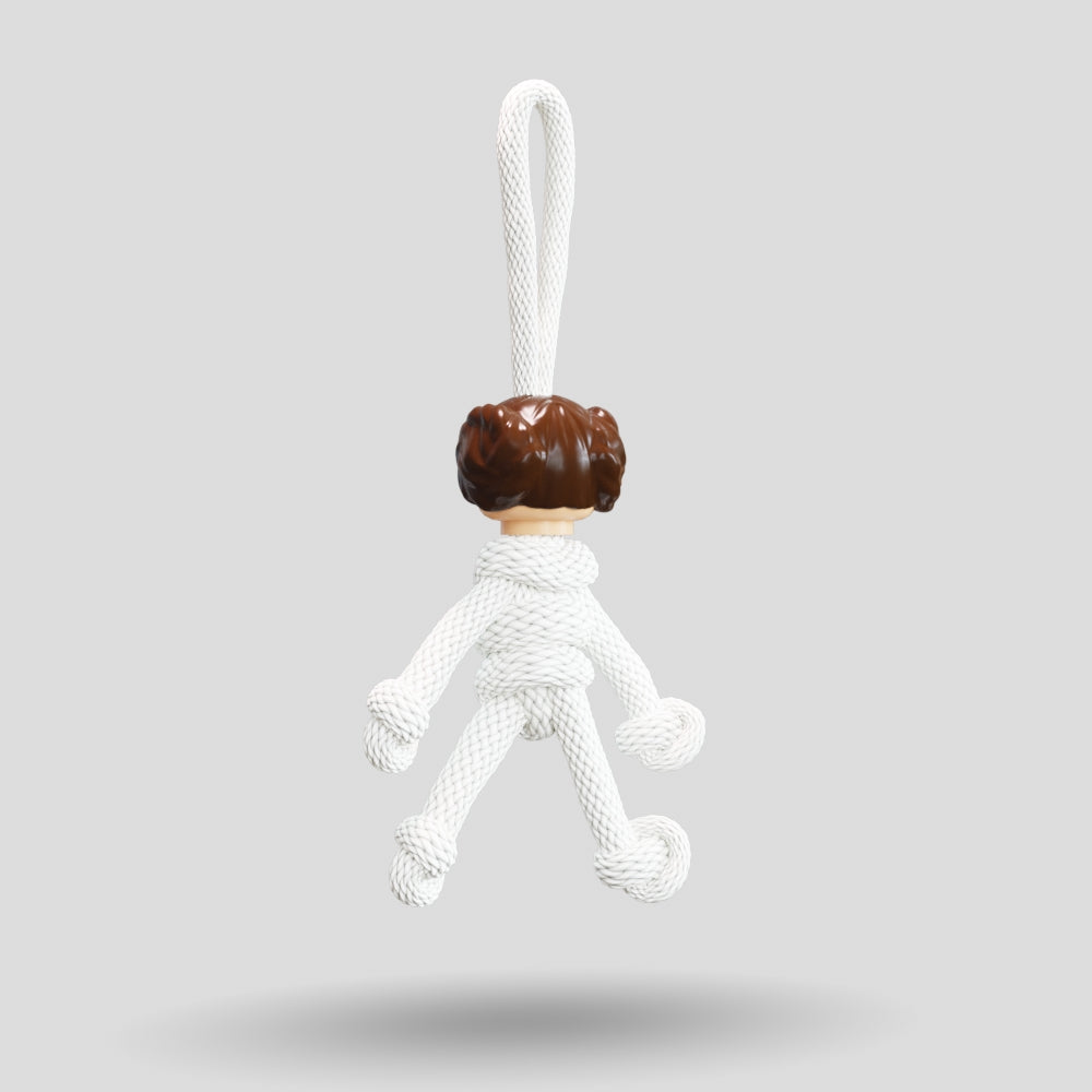 Princess Leia Paracord Buddy Keychain