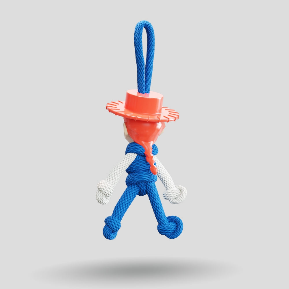 Jessie Toy Story Paracord Buddy Keychain