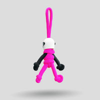 Thumbnail for Hot Pink Biker Buddy Paracord Keychain