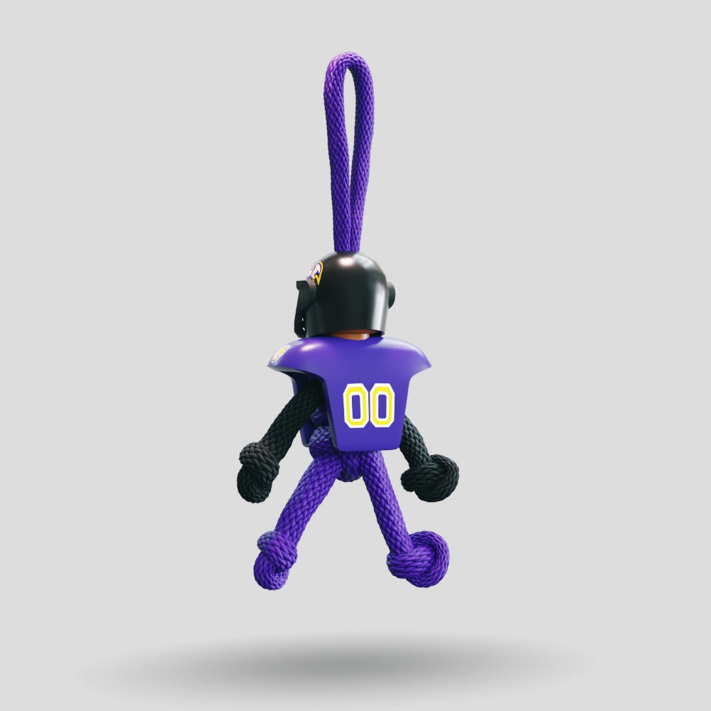 Baltimore Ravens Paracord Buddy Keychain