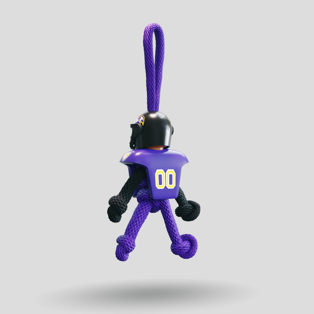 Baltimore Ravens Paracord Buddy Keychain