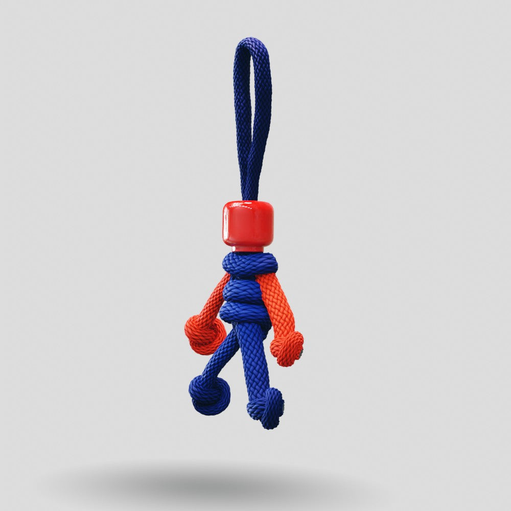 Spiderman Paracord Buddy Keychain