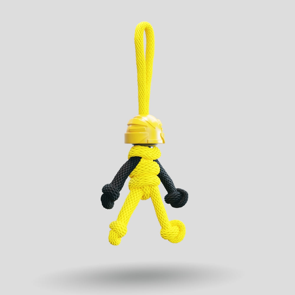 Bumblebee Paracord Buddy Keychain