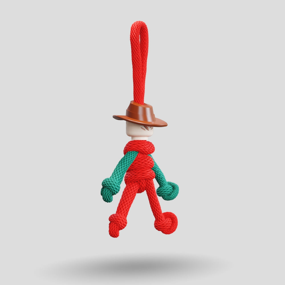 Freddy Krueger Paracord Buddy Keychain
