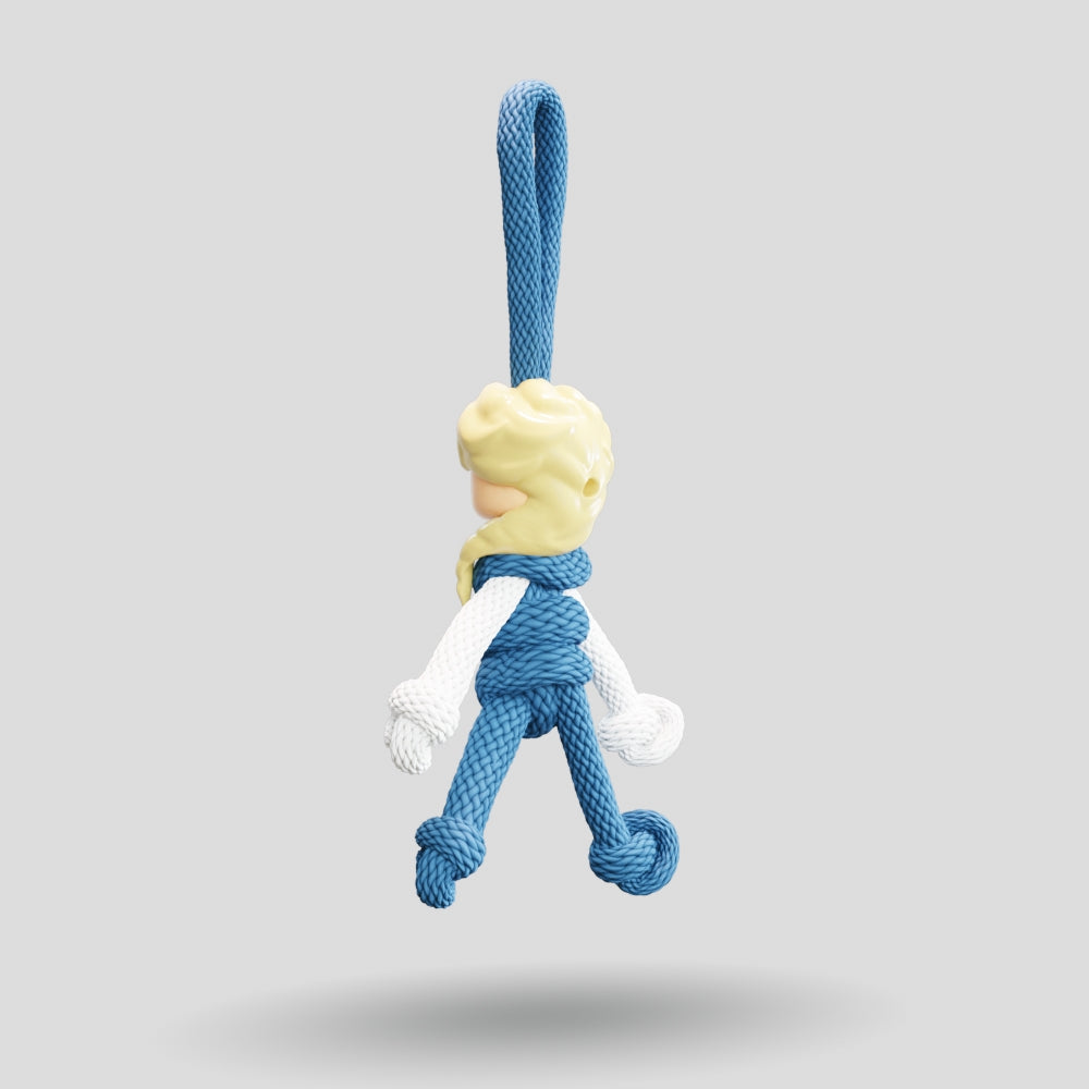 Elsa Paracord Buddy Keychain