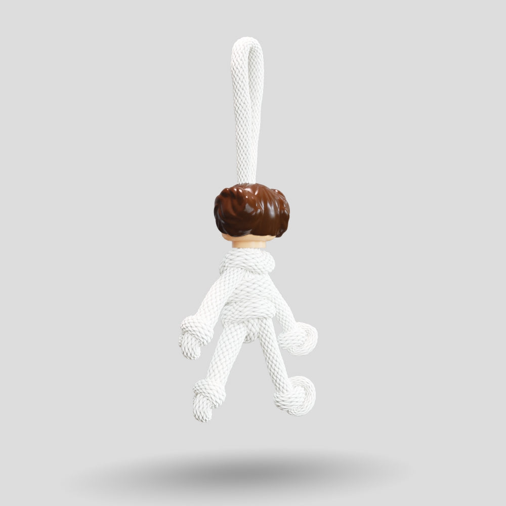 Princess Leia Paracord Buddy Keychain