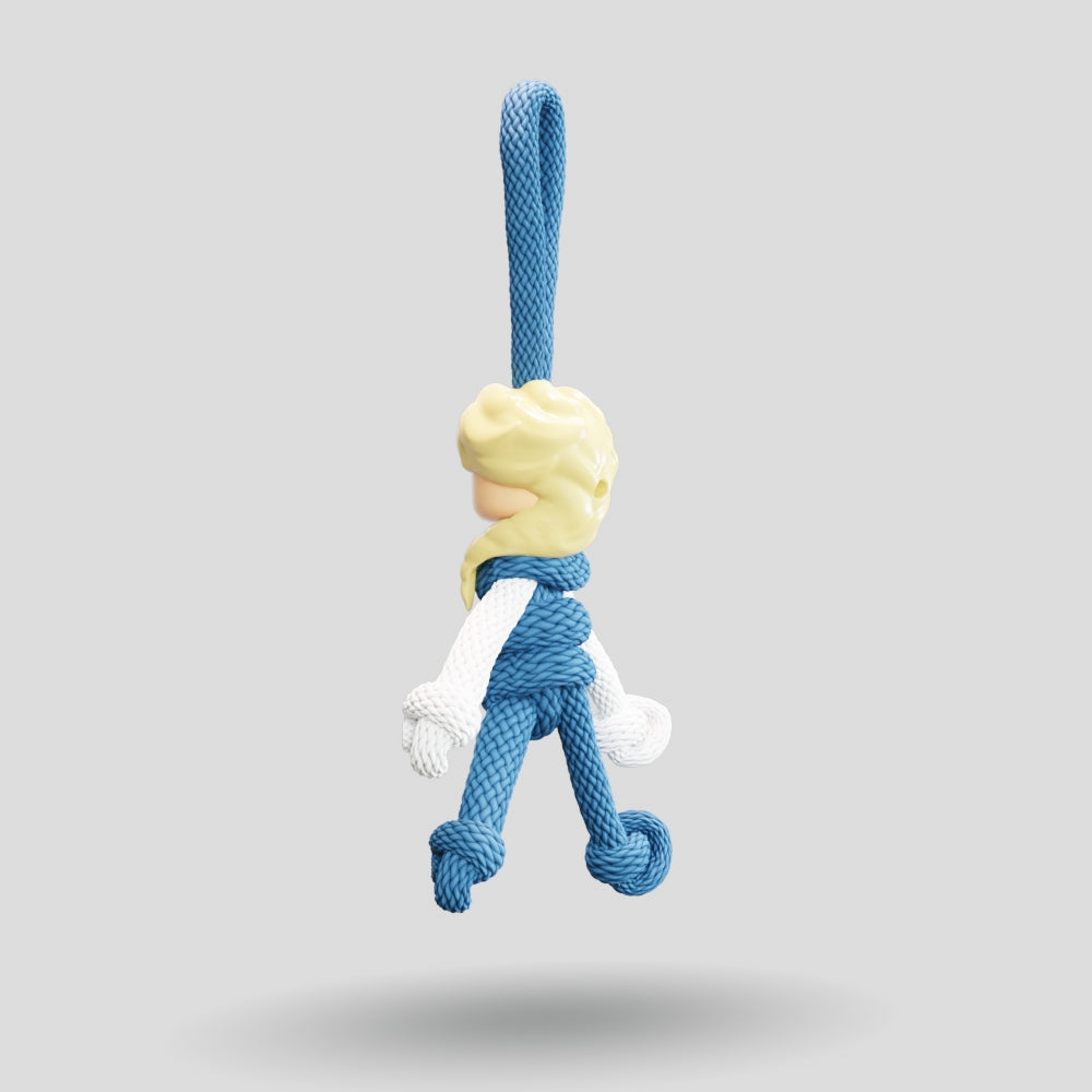 Elsa Paracord Buddy Keychain