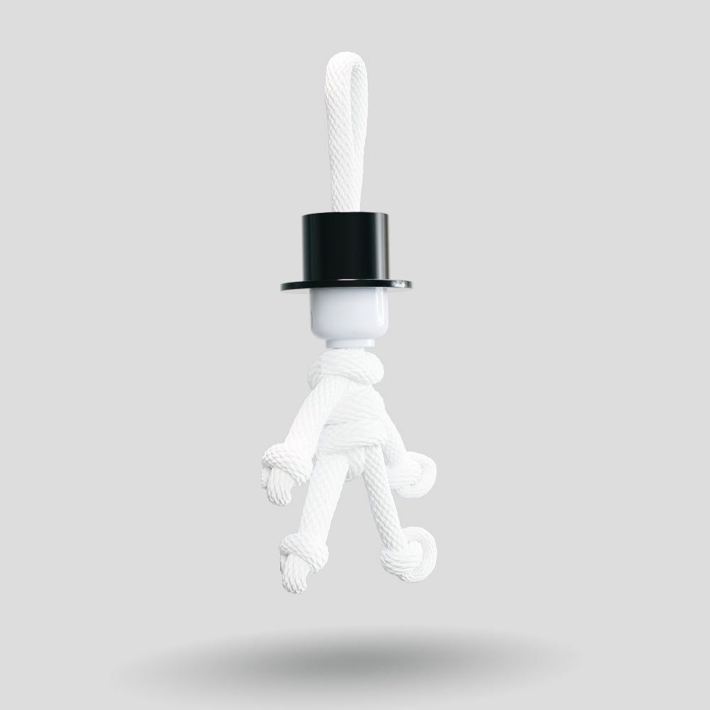 The Snowman Paracord Buddy Keychain