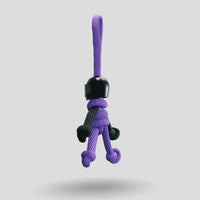 Thumbnail for Black Purple Biker Buddy Paracord Keychain