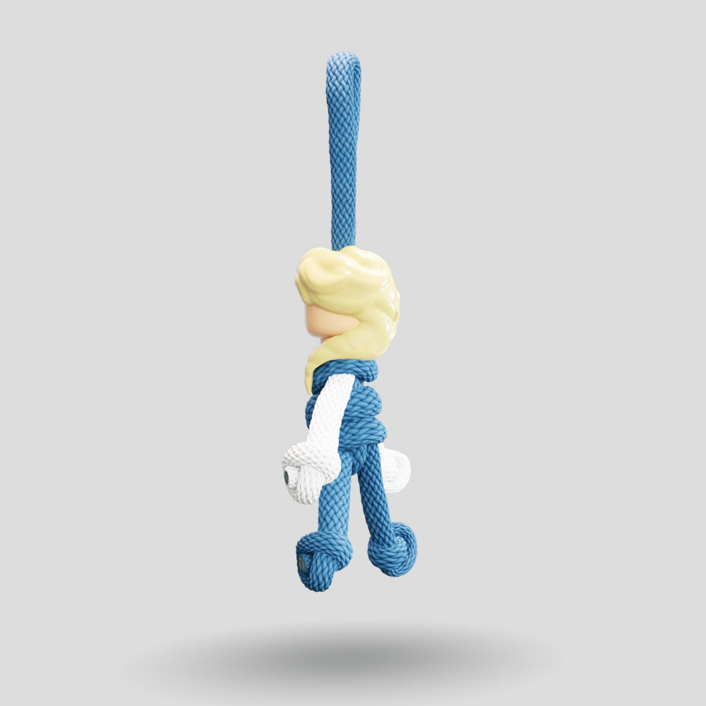Elsa Paracord Buddy Keychain