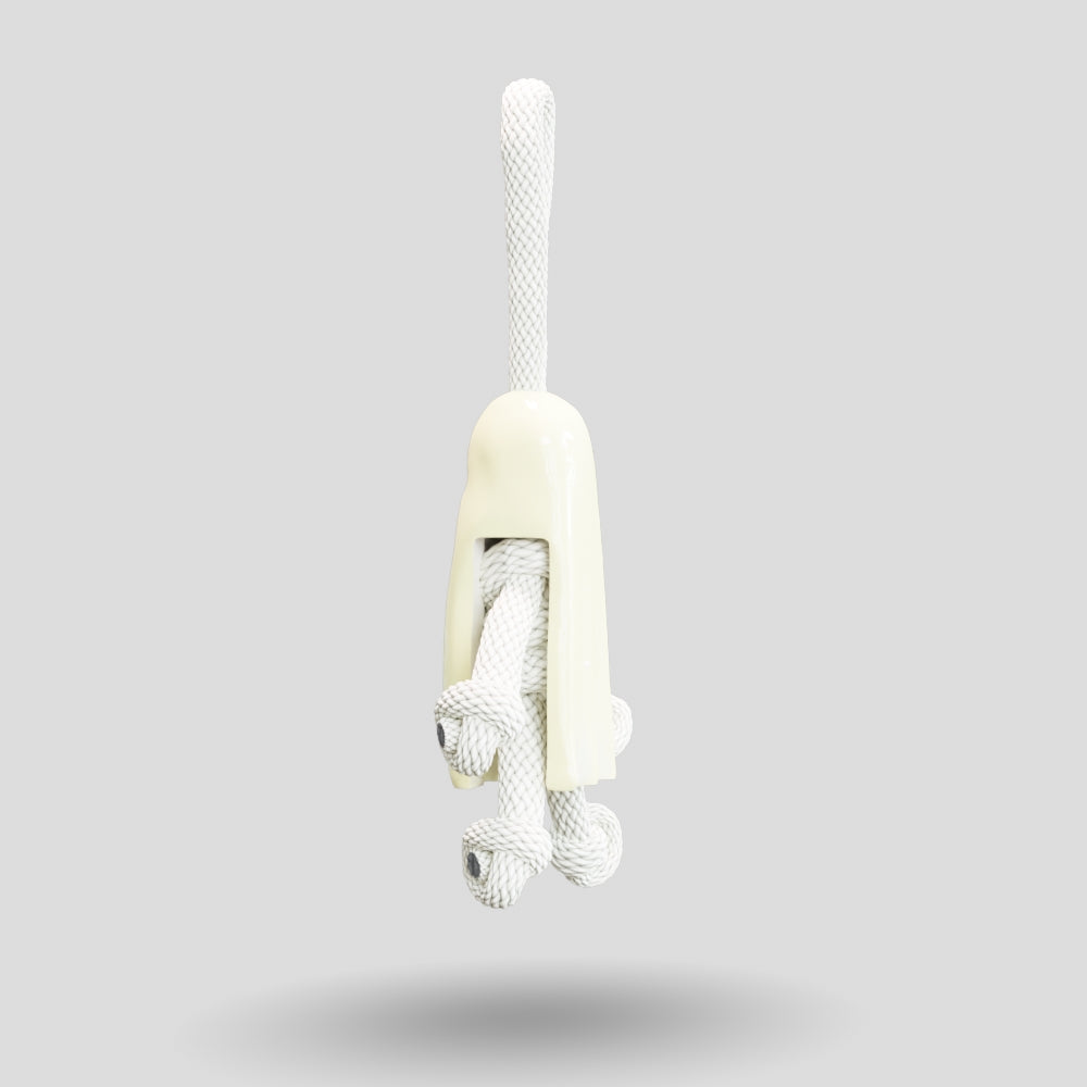 Ghost Paracord Buddy Keychain