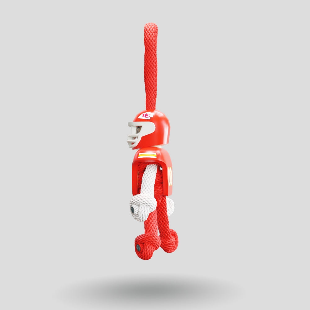 Kansas City Chiefs Paracord Buddy Keychain