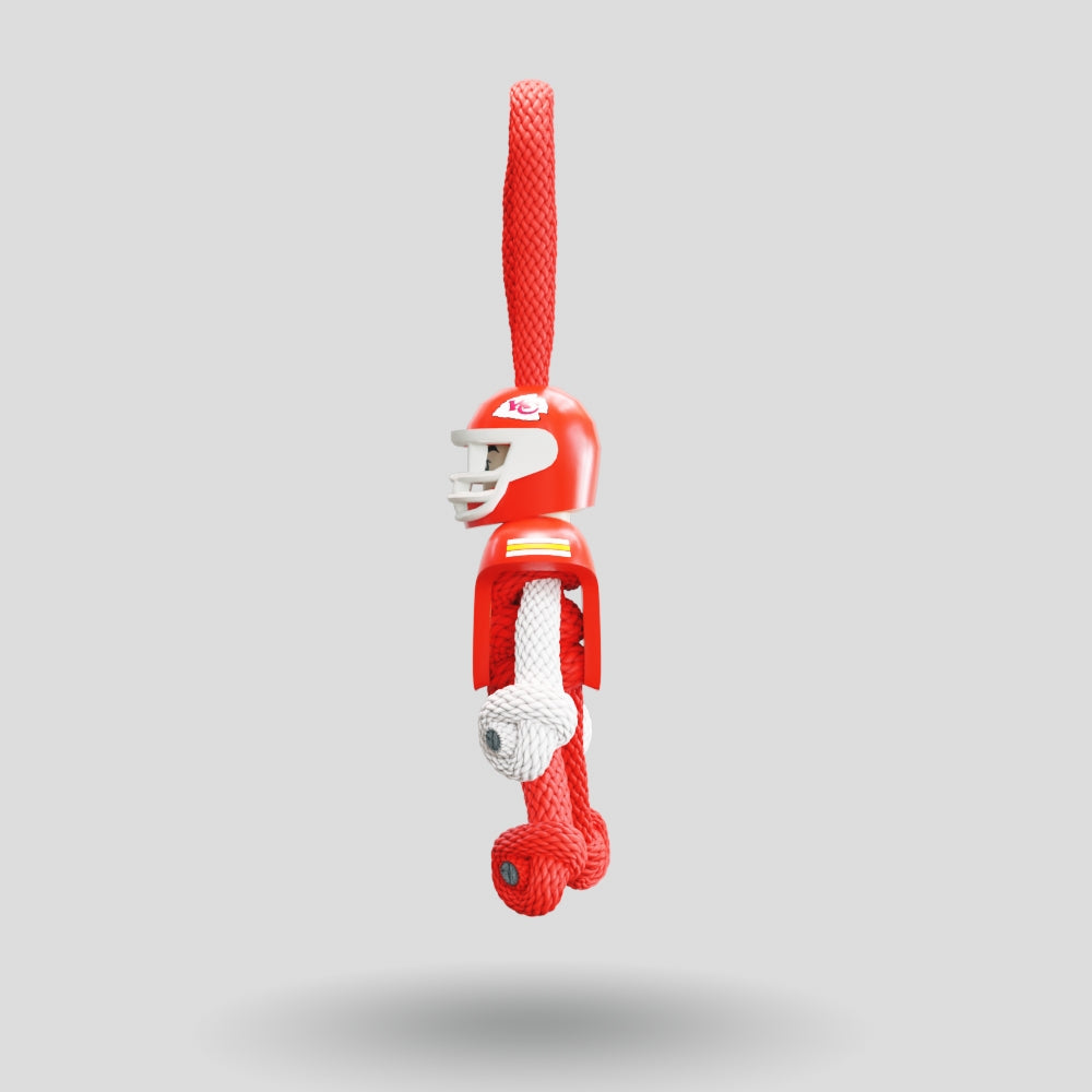 Kansas City Chiefs Paracord Buddy Keychain