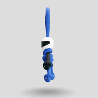 Thumbnail for Blue Biker Buddy Paracord Keychain