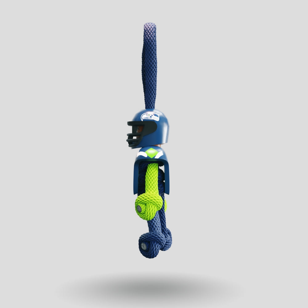 Seattle Seahawks Paracord Buddy Keychain