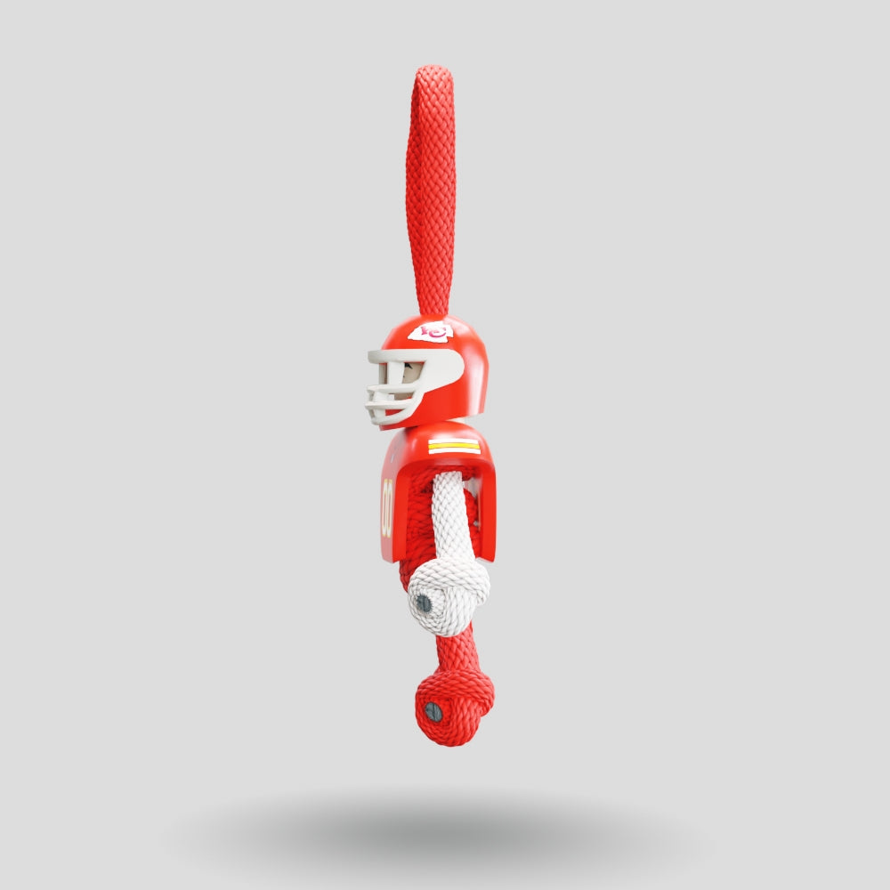 Kansas City Chiefs Paracord Buddy Keychain