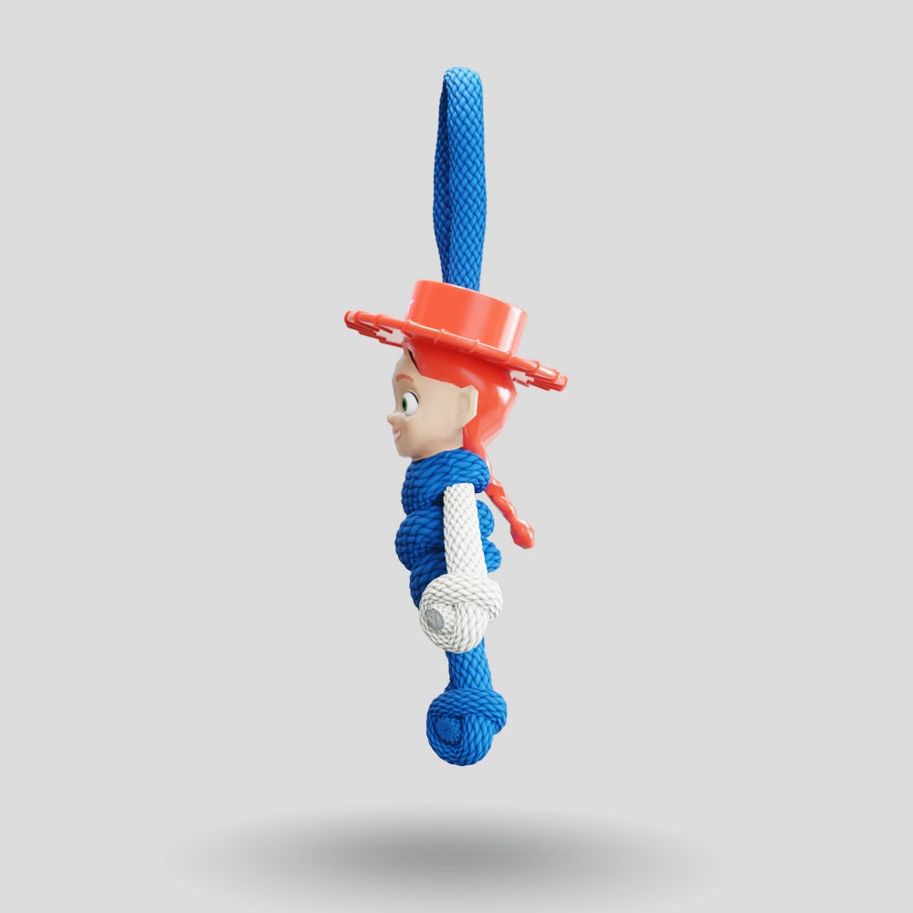 Jessie Toy Story Paracord Buddy Keychain