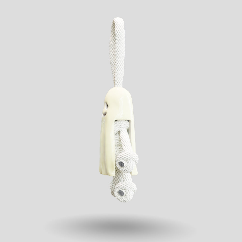 Ghost Paracord Buddy Keychain